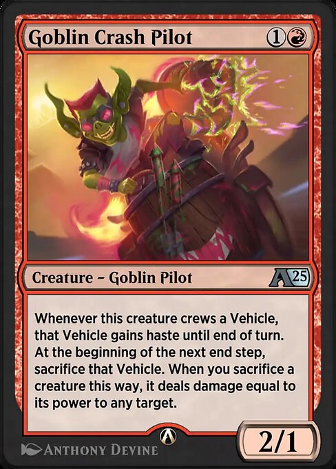 Goblin Crash Pilot highlighted card art