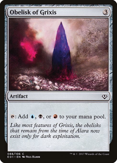 Obelisk of Grixis highlighted card art