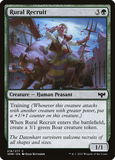 Rural Recruit from Innistrad: Crimson Vow