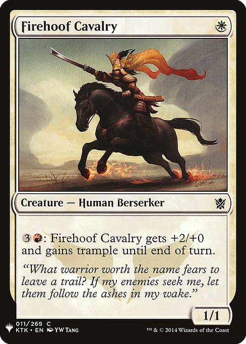 Firehoof Cavalry highlighted card art