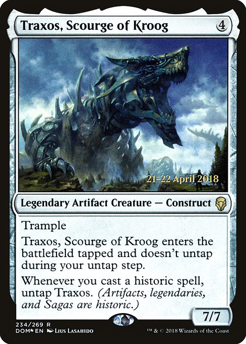 Traxos, Scourge of Kroog from Dominaria Promos