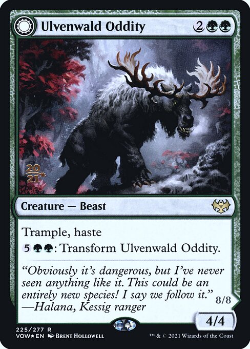 Ulvenwald Oddity // Ulvenwald Behemoth from Innistrad: Crimson Vow Promos
