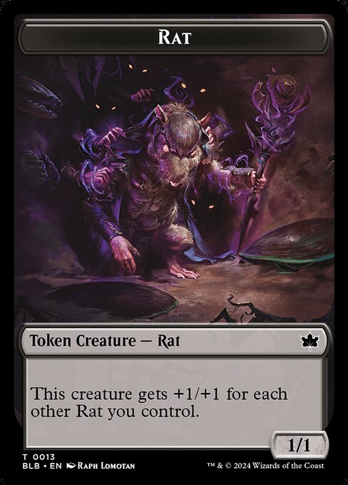 Rat highlighted card art