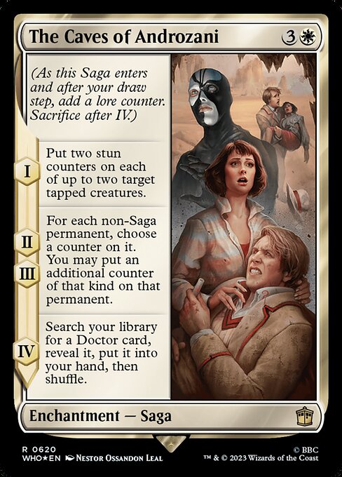 The Caves of Androzani highlighted card art