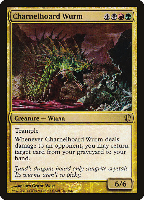 Charnelhoard Wurm from Commander 2013