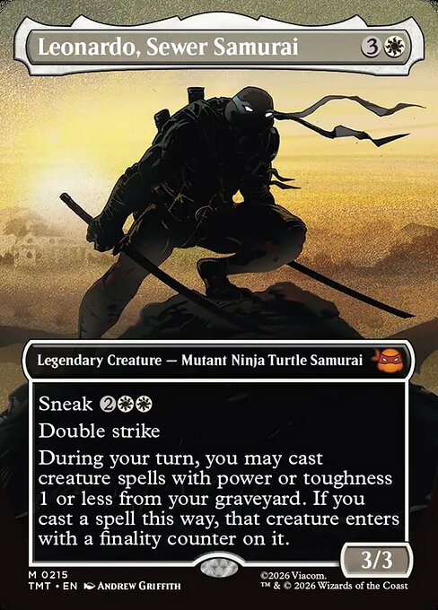 Leonardo, Sewer Samurai from Teenage Mutant Ninja Turtles