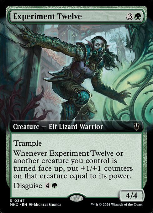 Experiment Twelve highlighted card art