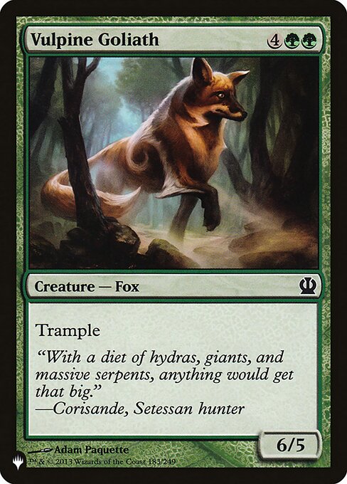 Vulpine Goliath highlighted card art