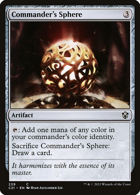 Commander's Sphere from Commander 2021