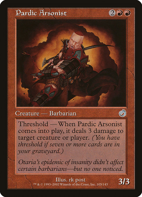 Pardic Arsonist highlighted card art