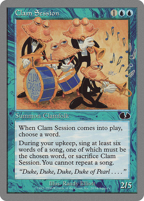 Clam Session highlighted card art
