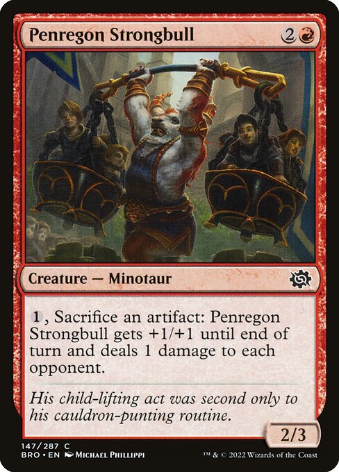 Penregon Strongbull highlighted card art
