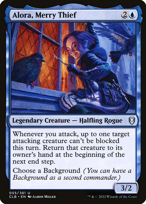 Alora, Merry Thief highlighted card art