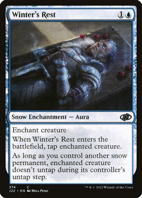 Winter's Rest highlighted card art