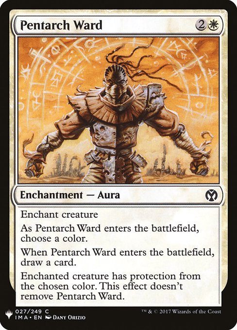Pentarch Ward highlighted card art
