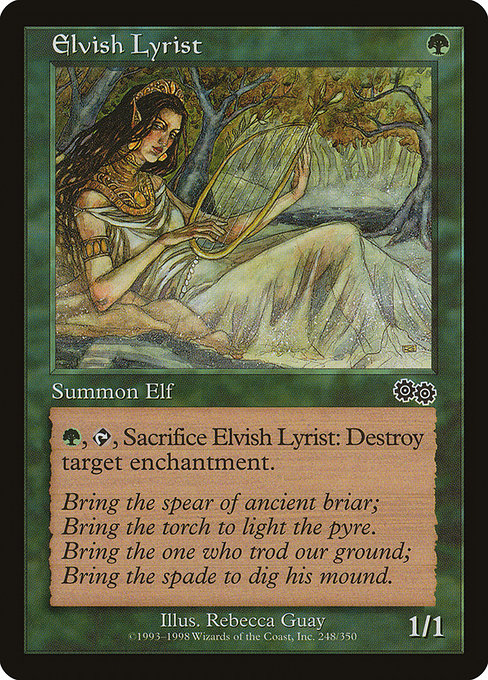 Elvish Lyrist from Urza's Saga