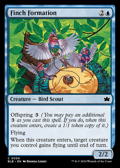 Finch Formation highlighted card art