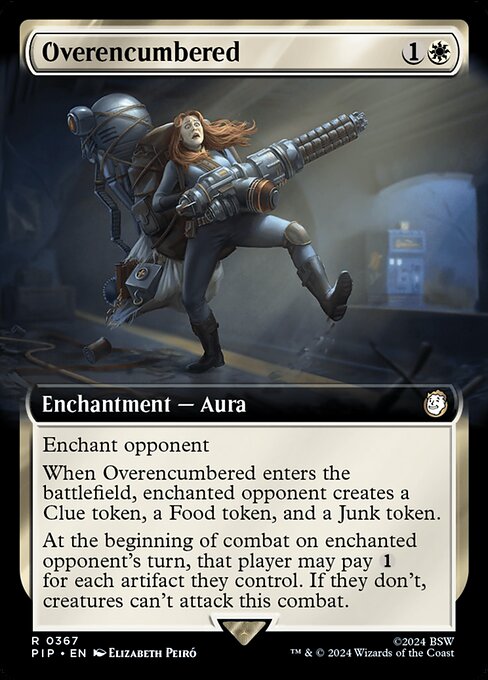 Overencumbered highlighted card art