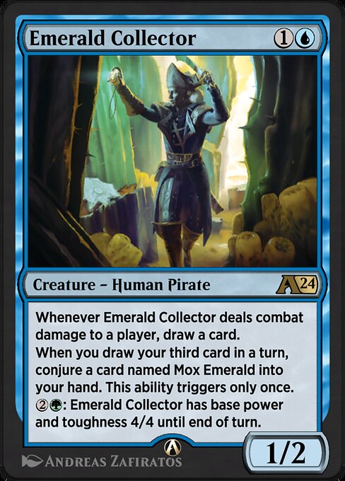 Emerald Collector highlighted card art