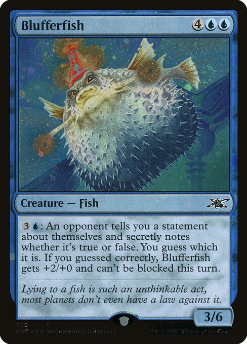 Blufferfish highlighted card art