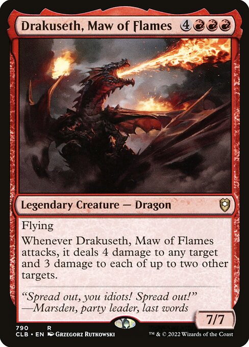 Drakuseth, Maw of Flames from Commander Legends: Battle for Baldur's Gate