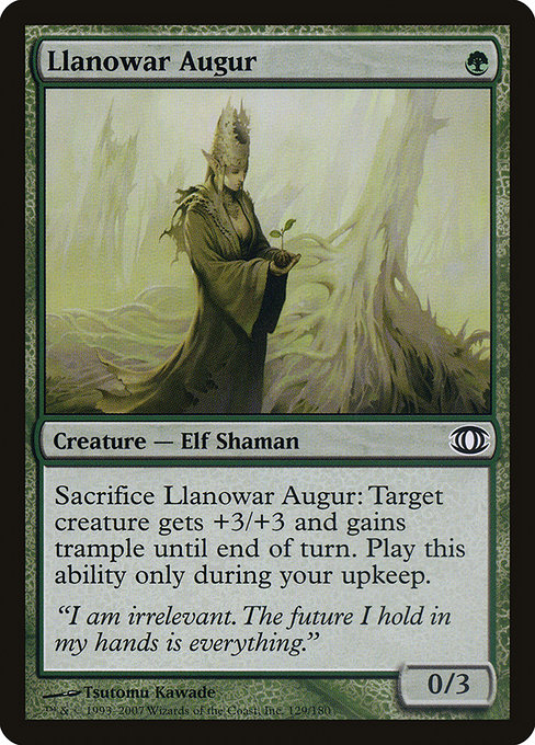 Llanowar Augur highlighted card art