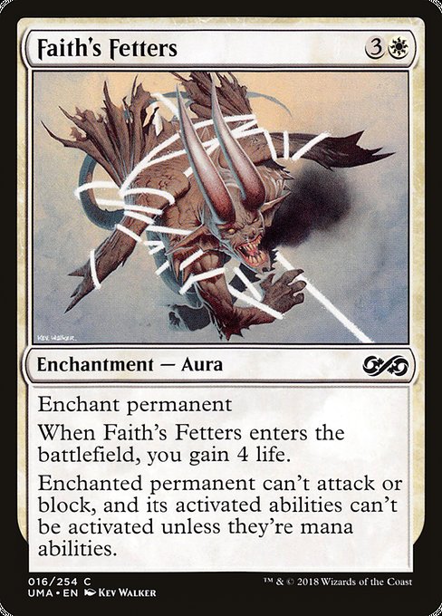 Faith's Fetters from Ultimate Masters