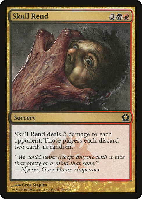 Skull Rend highlighted card art