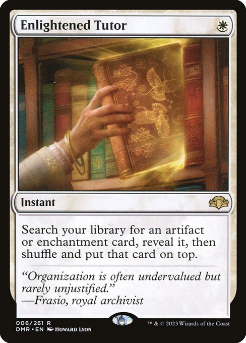 Enlightened Tutor from Dominaria Remastered