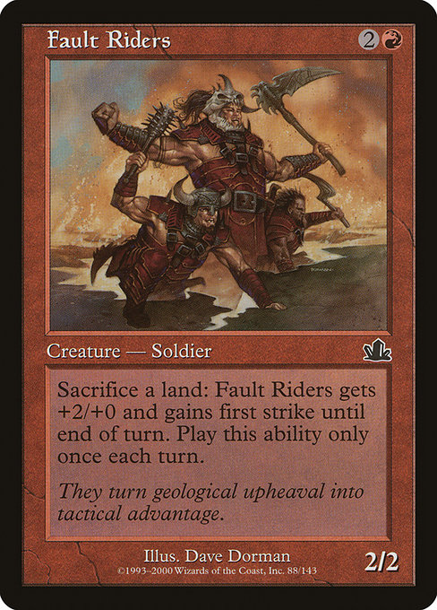 Fault Riders highlighted card art