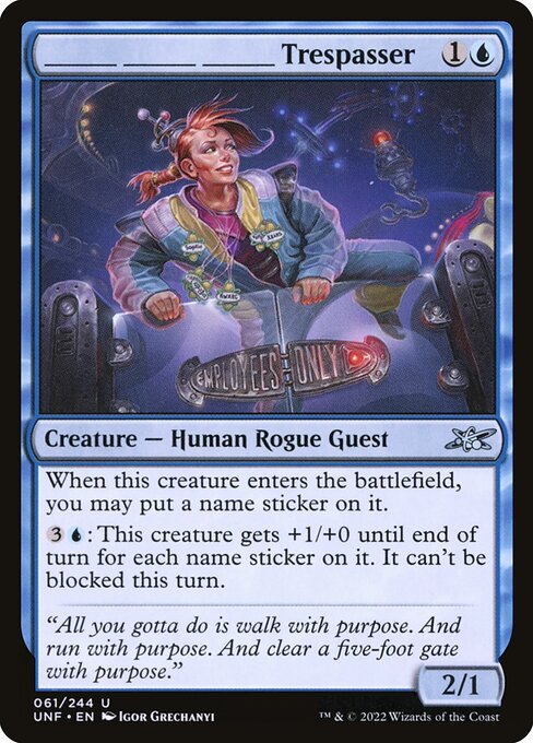 _____ _____ _____ Trespasser highlighted card art