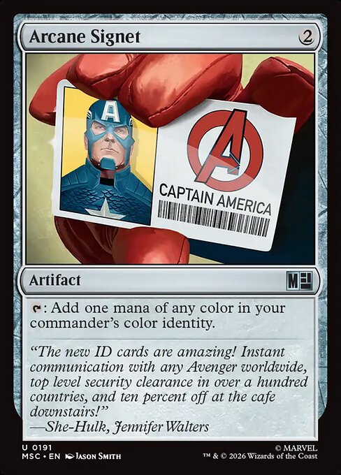 Arcane Signet from Marvel Super Heroes Commander