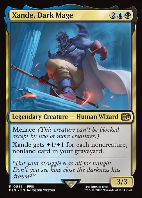 Xande, Dark Mage highlighted card art