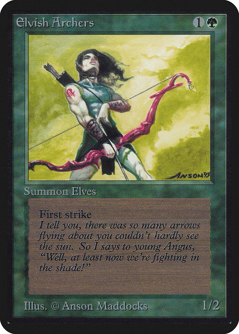 Elvish Archers from Limited Edition Alpha