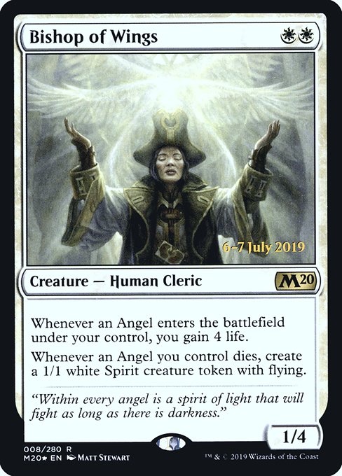 Bishop of Wings from Core Set 2020 Promos