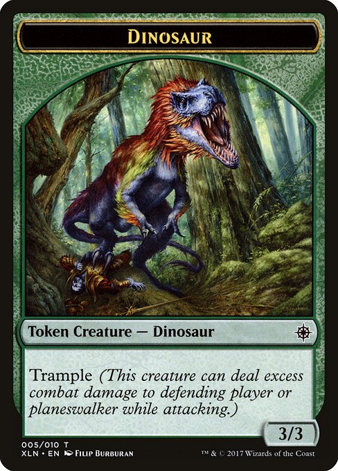 Dinosaur from Ixalan Tokens