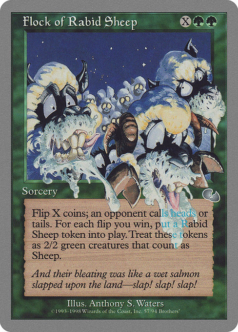 Flock of Rabid Sheep highlighted card art