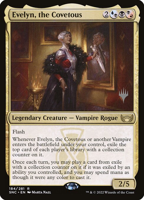 Evelyn, the Covetous highlighted card art