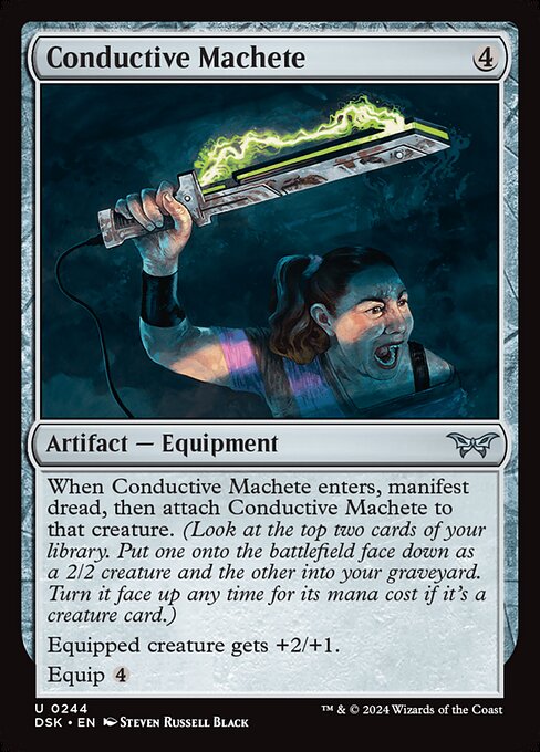 Conductive Machete highlighted card art