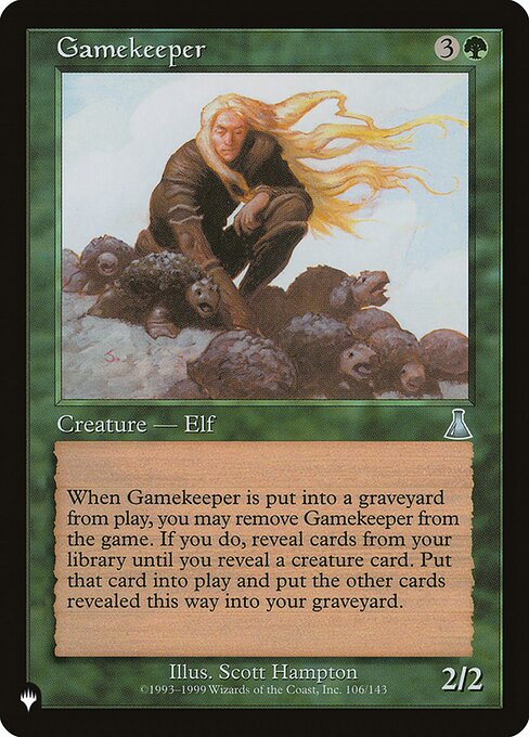 Gamekeeper highlighted card art