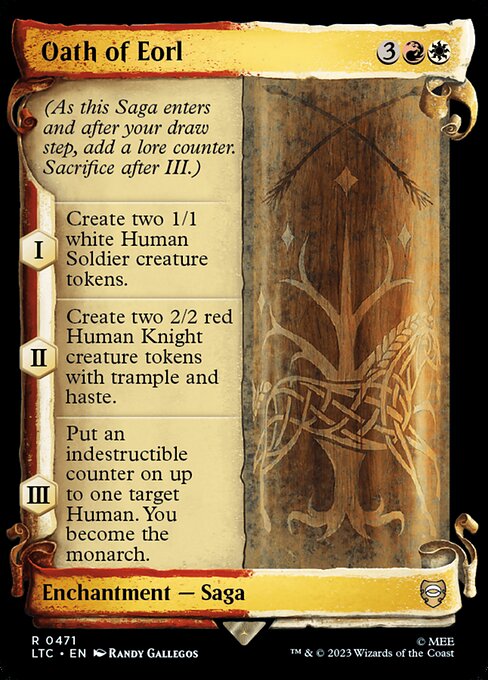 Oath of Eorl highlighted card art