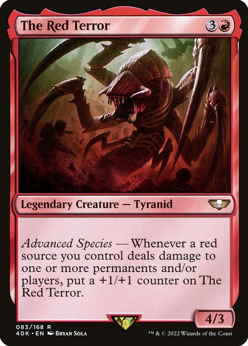 The Red Terror highlighted card art