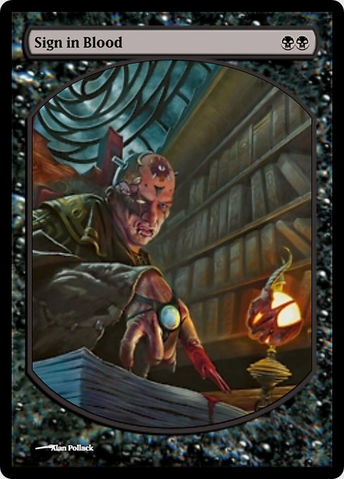 Sign in Blood from Magic Online Promos