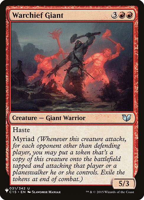 Warchief Giant highlighted card art