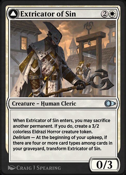 Extricator of Sin // Extricator of Flesh highlighted card art