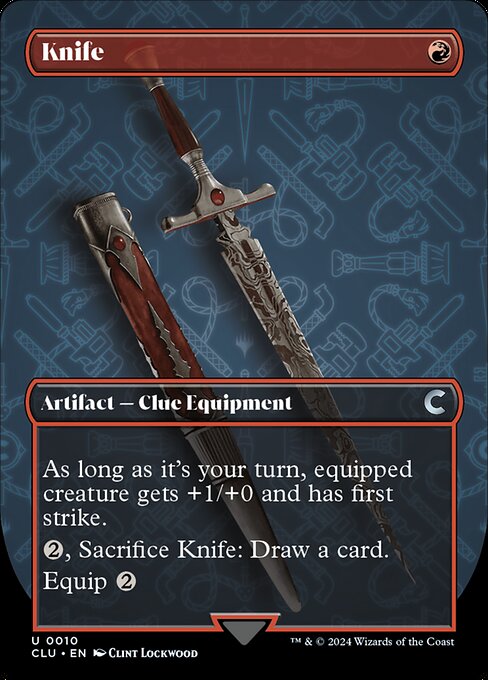Knife highlighted card art
