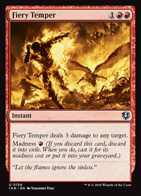Fiery Temper highlighted card art