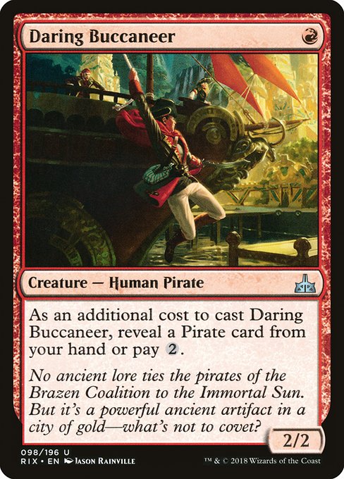 Daring Buccaneer highlighted card art