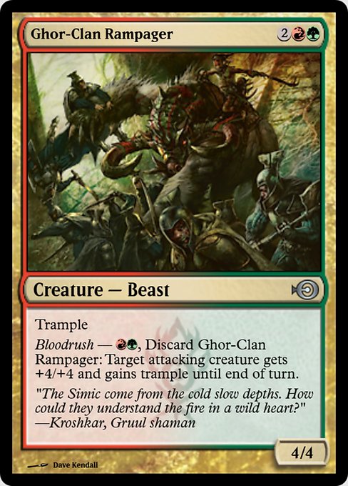Ghor-Clan Rampager from Magic Online Promos