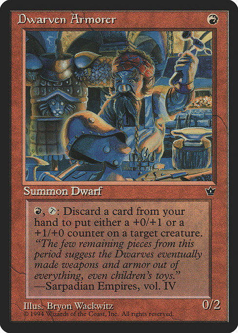Dwarven Armorer highlighted card art